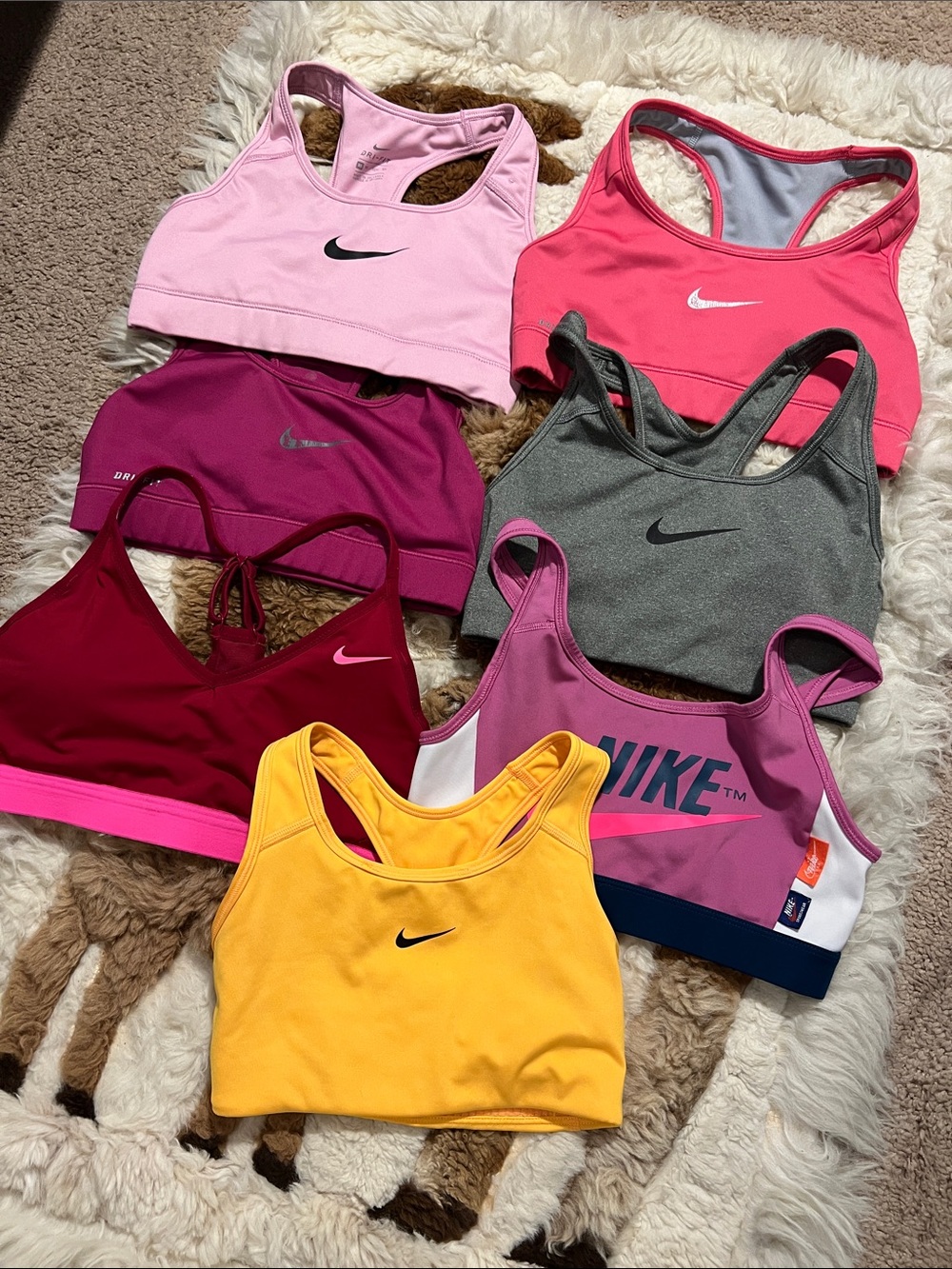 Bundle of 7 Nike Sports Bras